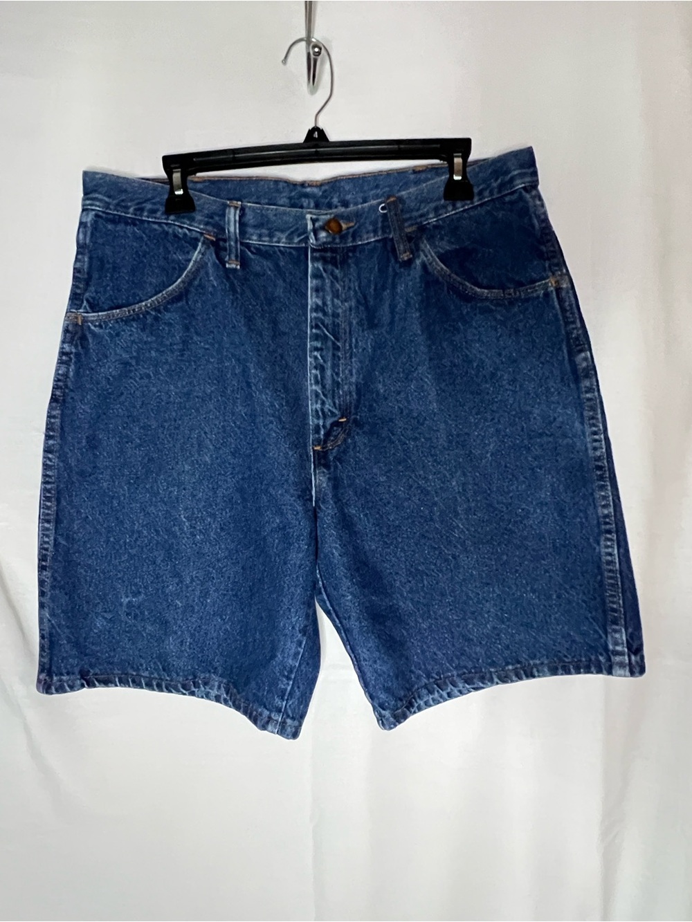 Rustler Men's Dark Blue Denim Shorts